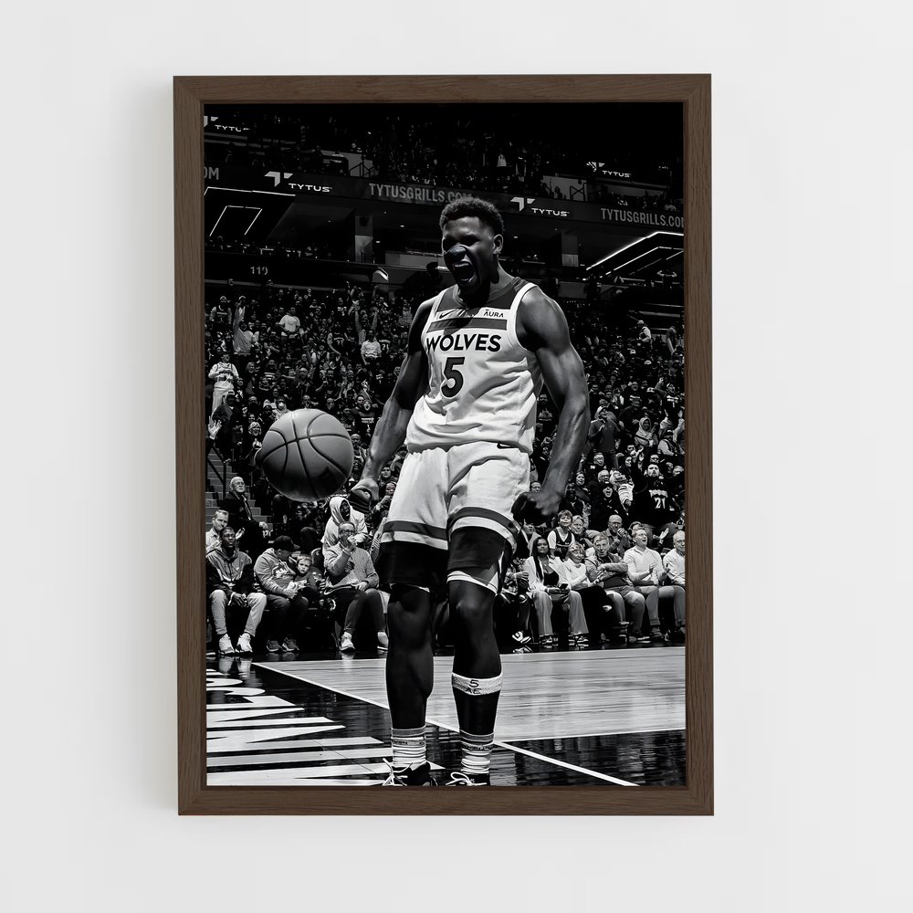 Poster Anthony edwards – affiche Basketball (vue 5)